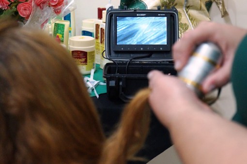 demonstracao-analise-capilar-bio-extratus-farmelhor-itau-de-minas-e-manos-mg-fraternidade-feminina-itauense-associacao-luz-do-servir-junho-2016 (6)